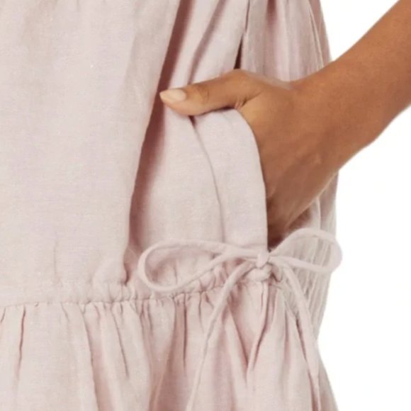 MADEWELL Linen-Blend Lorelei Mini Dress sz XS - Picture 3 of 7